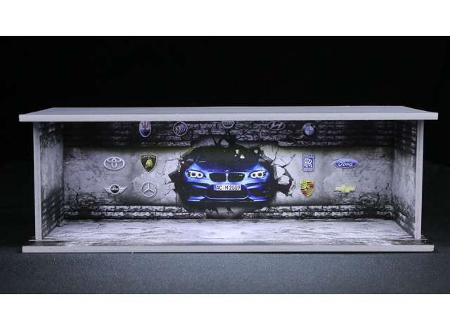 Diorama *Logo wall*, various