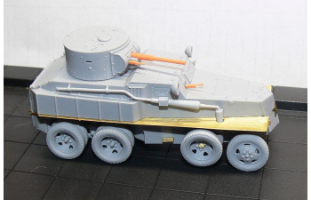 Сборная модель Плавающий бронеавтомобиль ПБ-4