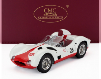 MASERATI Tipo 61 2.9l S4 Spider Birdcage №25 Winner Pensacola Florida Scca (1960) Gaston Andrey, White Red