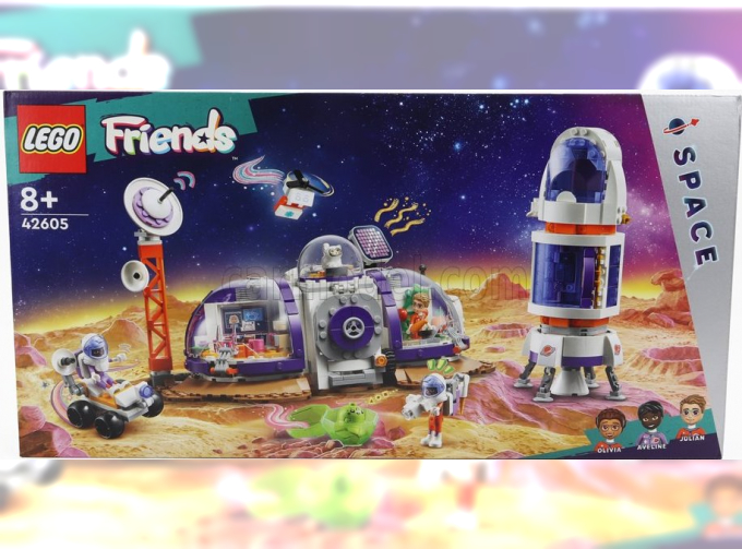 SPACE Lego Friends - Mars Space Station - Stazione Base Spaziale Su Marte - 981 Pezzi - 981 Pieces, Various