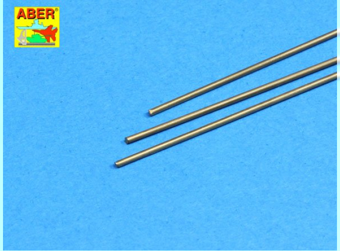 Brass round rods fi 1,1mm length 250mm x 3 pcs.