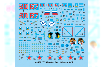 Сборная модель Российский палубный истребитель Су-33