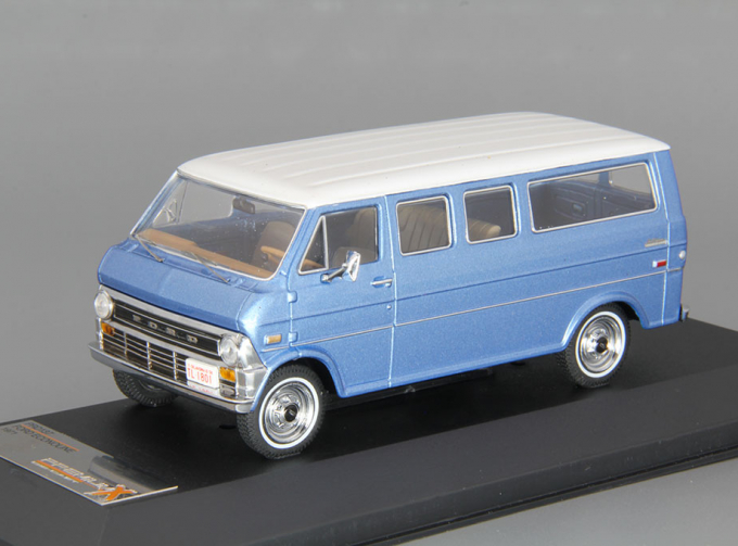 FORD Econoline (1971), blue / white