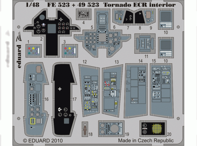 Фототравление Tornado ECR интерьер S. A.