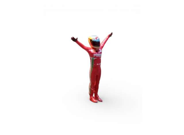 Фигурка Alonso Ferrari special position Figure