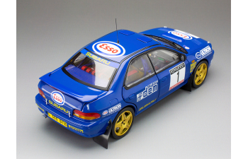 SUBARU Impreza Wrc 555 №1 Winner Rally Memorial Bettega (1993) Colin Mcrae, Blue Yellow Gold
