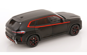 BMW XM (2023), matt-black red