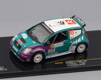 CITROEN C2 S1600 46 13th Rally Jordan (S.Gallagher - P.Kiely) 2008, green / purple