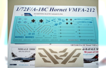 Декаль для F/A-18C Hornet VMFA-212