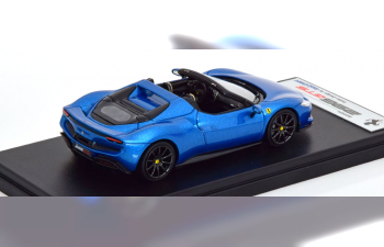 FERRARI 296 GTS open (2022), blue metallic