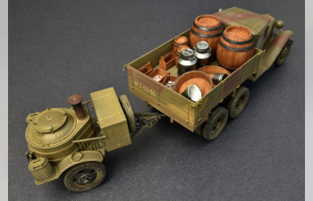 Сборная модель Автомобиль SOVIET 2t TRUCK AAA TYPE w/FIELD KITCHEN