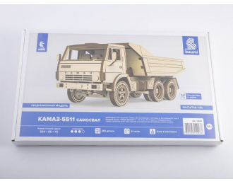 Сборная модель Камский грузовик 5511 Cамосвал (клей в комплекте)
