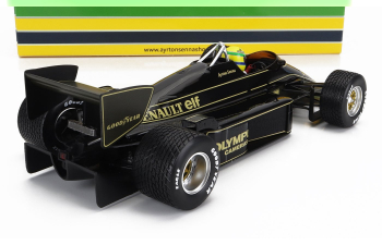 LOTUS F1 97t Renault Turbo №12 Winner Portugal Gp With Rain Tires (1985) Ayrton Senna, Black Gold