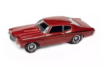 FORD Mustang Convertible (1972), bright lime/black, CHEVROLET Chevelle SS Heavy Chevrolet, Orange Flame & Black Side Stripe