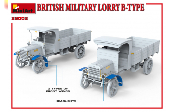 Сборная модель Автомобиль BRITISH MILITARY LORRY B-TYPE