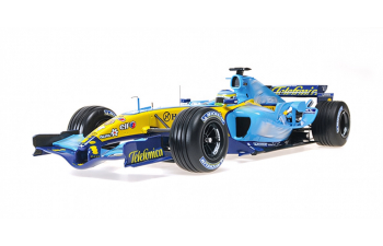 RENAULT F1 R25 Team Renault F1 №6 Winner Australian Gp (2005) Giancarlo Fisichella, Light Blue Yellow