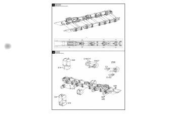 Сборная модель Russian 9K720 Iskander-M Tactical ballistic missile MZKT chassis pre-painting Kit