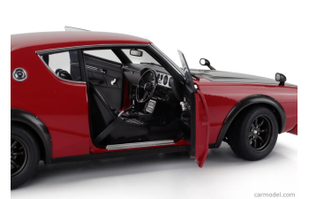 NISSAN Skyline 2000 Gt-r (kpgc110) Tuned Version Coupe (1973), Red Black