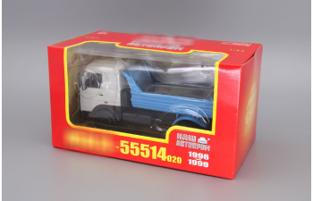 Минский 55514020 самосвал (1996-1999), серый / синий
