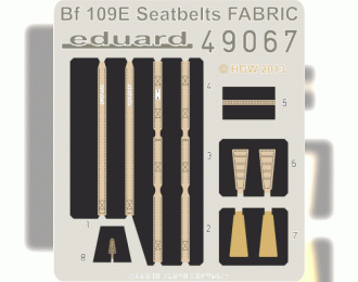 Bf 109E seatbelts FABRIC