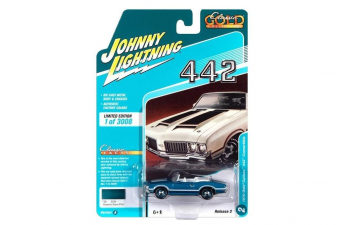 OLDSMOBILE 442 Convertible (1970), blue