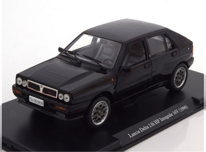 LANCIA Delta 2.0i HF Integrale 16V 1990, black