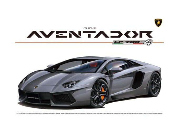 Сборная модель Lamborghini Aventador LP700-4 (Full Engine Detail)