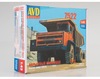 Сборная модель карьерный самосвал БЕЛАZ-7522