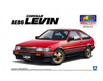 Сборная модель Toyota AE86 Levin '83 (Red/Black)