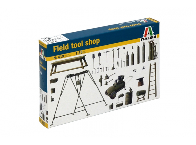 Сборная модель Диорама FIELD TOOL SHOP