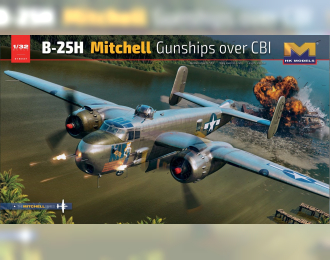 Сборная модель B-25H Mitchell Gunships over CBI