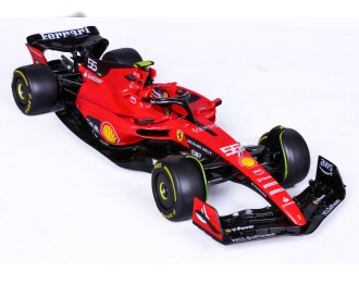 FERRARI F1 Sf-23 Team Scuderia Ferrari №55 Season (2023) Carlos Sainz, Red Black