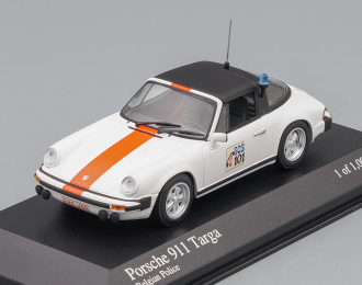 PORSCHE 911 Targa Belgian Police (1977), white