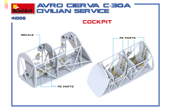 Сборная модель Вертолет AVRO CIERVA C.30A CIVILIAN SERVICE