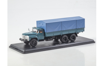 ЗИL-133ГЯ бортовой с тентом, морская волна