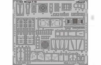 Цветное фототравление для Mirage F.1B