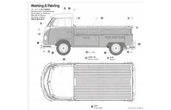 Сборная модель VOLKSWAGEN TYPE 2 PIC-UP TRUCK