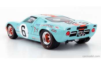 FORD GT40 4.9L V8 Team JW Automotive engineering №6 Winner 24h Le Mans Jacky Ickx - Jackie Oliver (1969)