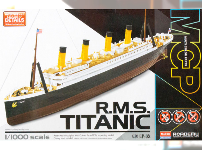 Сборная модель Лайнер RMS TITANIC