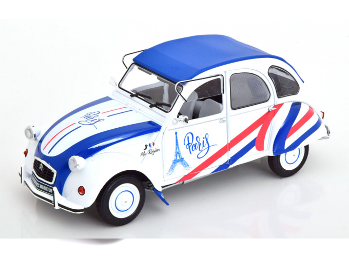 CITROEN 2CV6 Region Paris (1982), white blue red