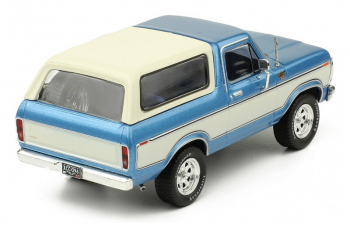 FORD Bronco 4x4 1978 Metallic Blue / White