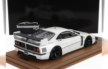 FERRARI F40 Lm Press Version (1996) - With 5 Spoke Black Rims, White Met