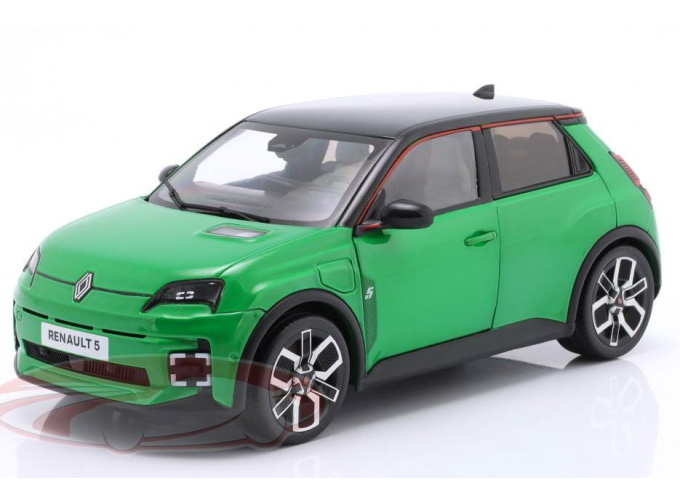 RENAULT 5 E-Tech (2024), green / black