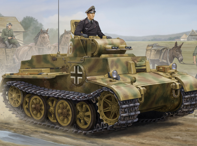 Сборная модель Танк German Pzkpfw.I Ausf.F (VK1801)-Late