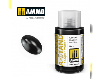 A-STAND Gloss Black Base Primer, 30мл