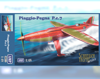 Сборная модель Гоночный гидросамолет Piaggio Pegna PC.7