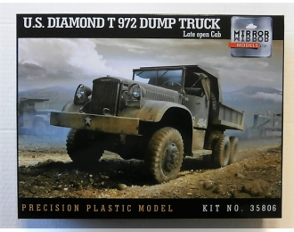 Сборная модель U.S. Diamond T 972 Dump Truck Late open cab