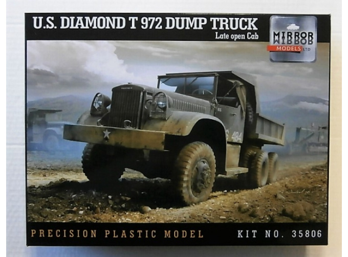 Сборная модель U.S. Diamond T 972 Dump Truck Late open cab