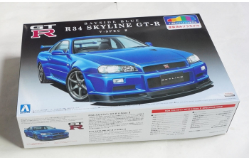 Сборная модель Bayside Blue R34 Skyline GT-R V-spec II