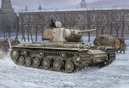 Сборная модель Танк Russia KV-1 model 1942